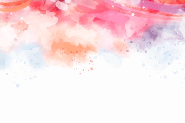 Free vector hand painted abstract wallpaper in watercolor