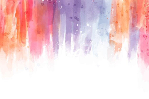 Hand painted abstract wallpaper in watercolor