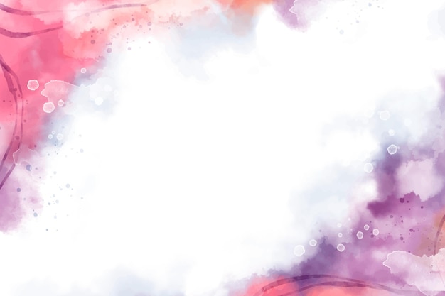 Free vector hand painted abstract wallpaper in watercolor