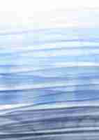 Free vector hand painted blue ocean themed watercolour background