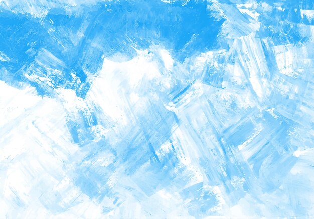 手描きの青い水彩テクスチャ背景