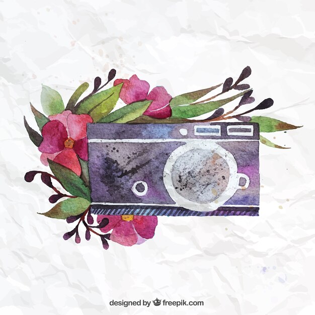 hand painted camera