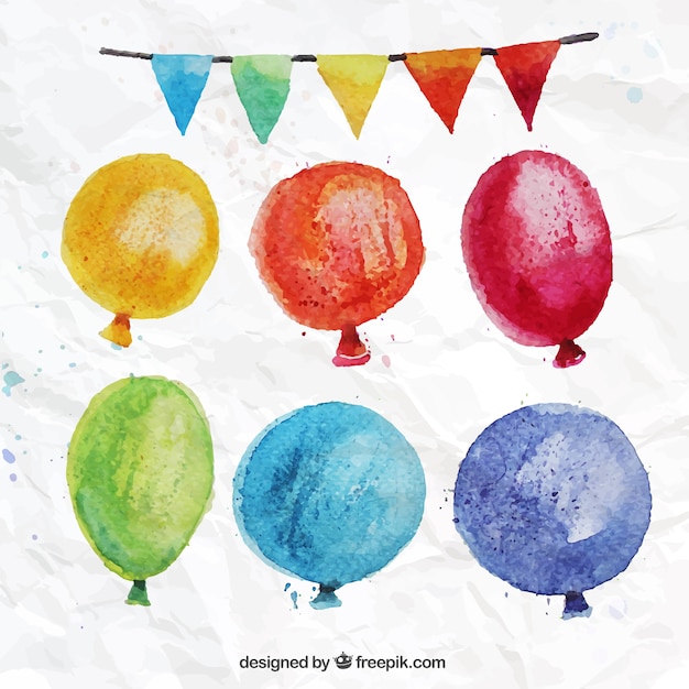 Ручная роспись красочные воздушные шары