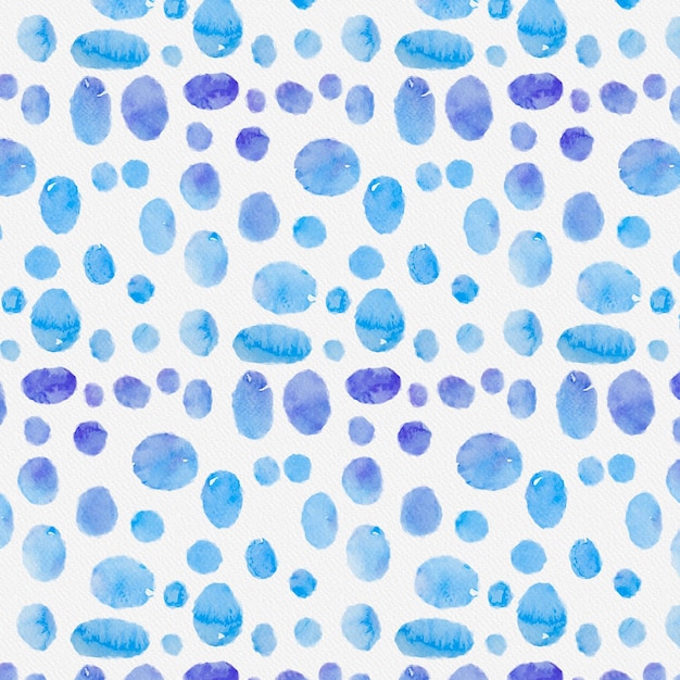 Hand painted dotty pattern in watercolor