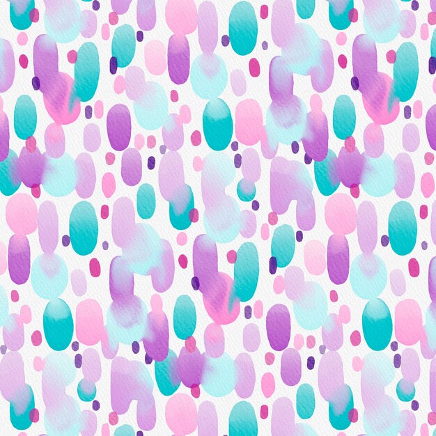 Hand painted dotty pattern