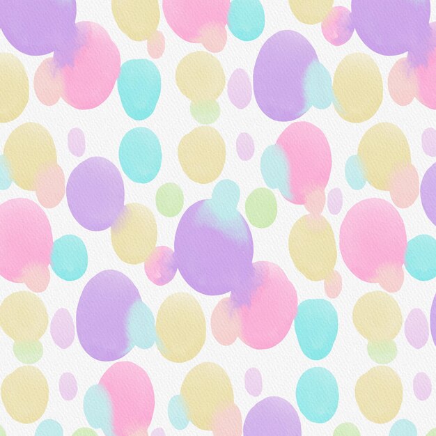 Hand painted dotty pattern