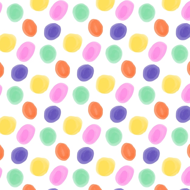Free vector hand painted dotty pattern