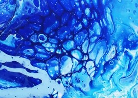 Hand painted fluid art background
