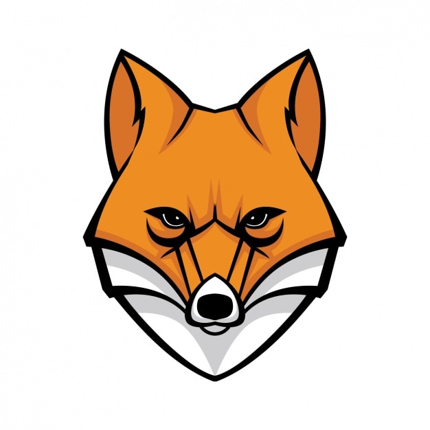 Free Vector hand painted fox design