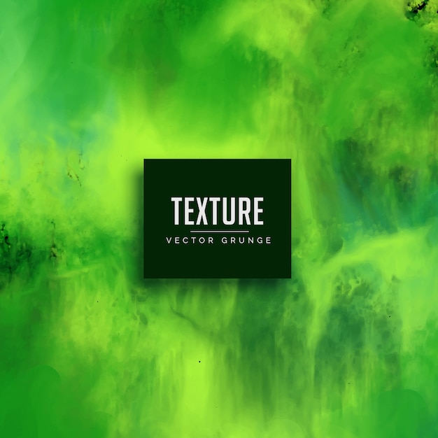 Free vector hand painted green watercolor texture background