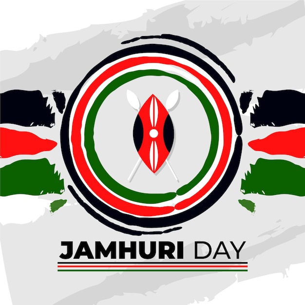 Hand painted jamhuri day celebration