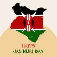 Free vector hand painted jamhuri day