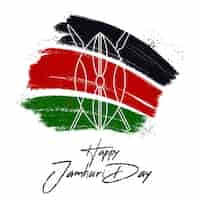 Free vector hand painted jamhuri day