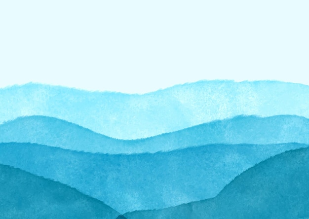 Hand painted minimal watercolour abstract landscape background