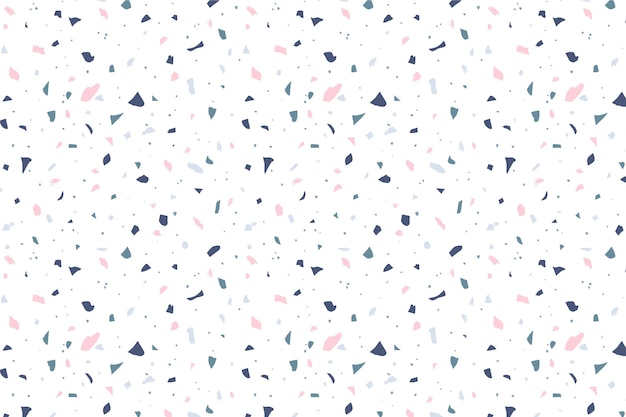 Free vector hand painted monochromatic terrazzo pattern