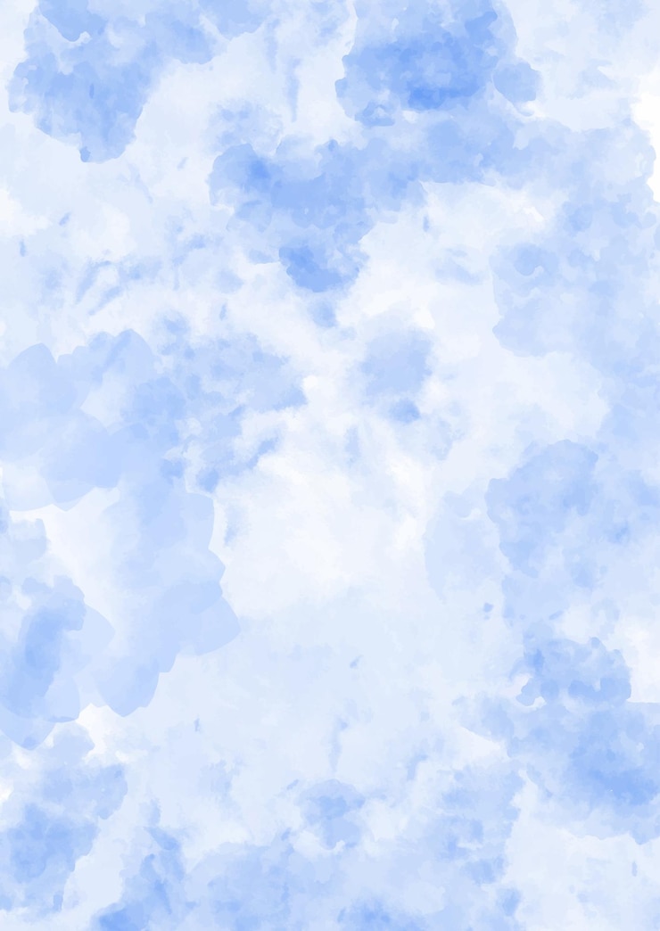Free Vector hand painted pastel blue watercolour texture background