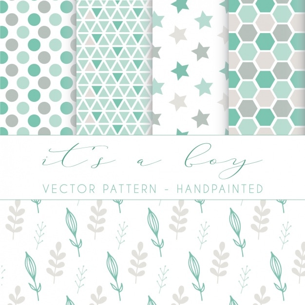 Hand painted pattern design