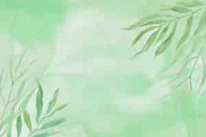 Free vector hand painted watercolor nature background