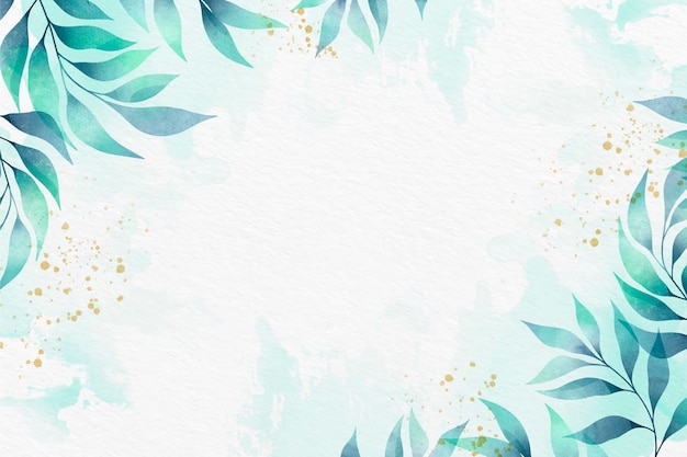 Free vector hand painted watercolor nature background