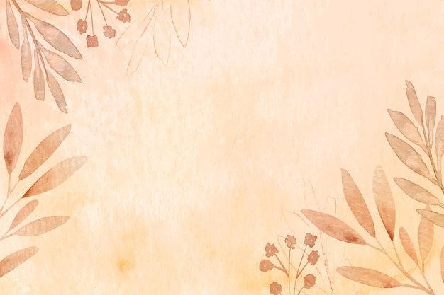 Free vector hand painted watercolor nature background