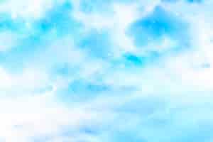 Бесплатное векторное изображение Ручная роспись акварель пастельный фон неба