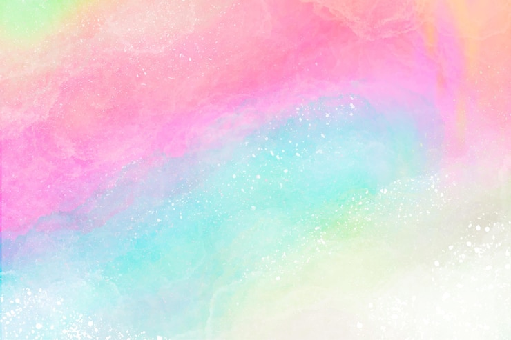 無料Vector 手描きの水彩パステル空の背景