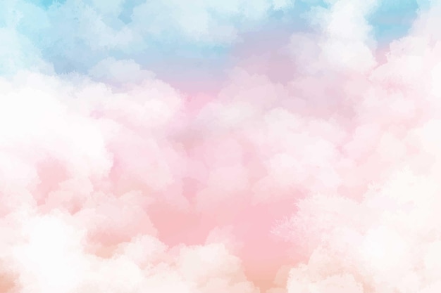 Wispy Pastel Hand Painted Photo Backdrop