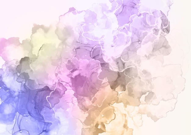 手描きのパステル カラーの水彩画の背景