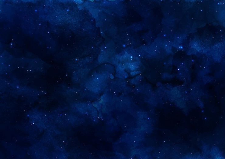 無料Vector 手描きの水彩画の夜空の背景