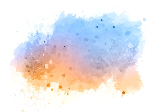 Free vector hand painted watercolour splatter design