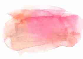 Free vector hand painted watercolour streak in shades of pink