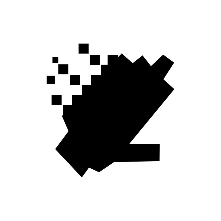 Free Vector hand tech icon logo design