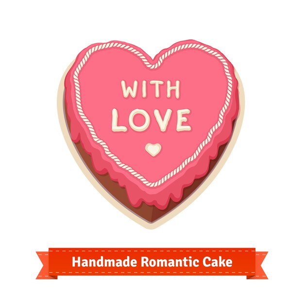 handmade romatic cake