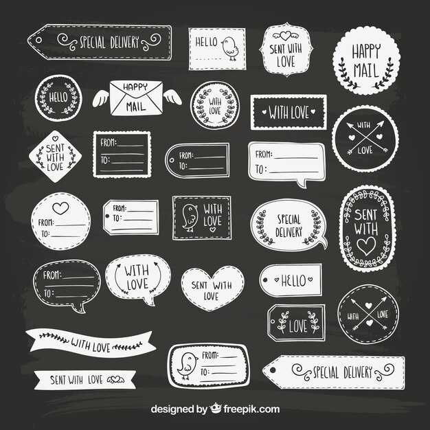 메일 용 수제 우표