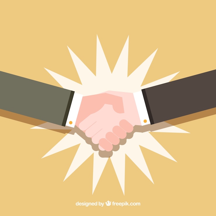 Free Vector handshake vector