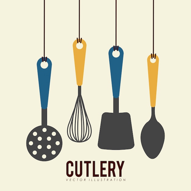 Hanging cutlery