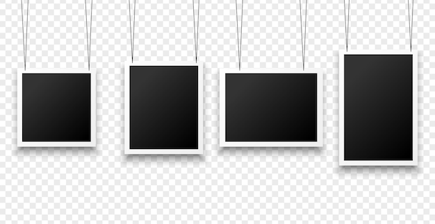 Hanging Photo Frames In Various Sizes