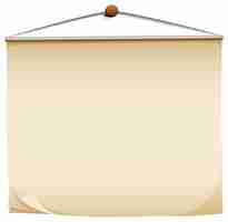 Free vector a hanging postit pad