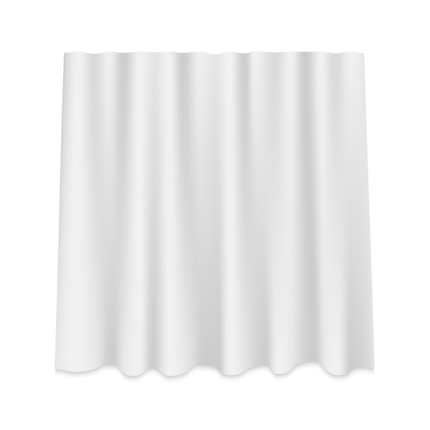 Premium Vector Hanging Silk Curtain, 3d Shower Curtains Argos