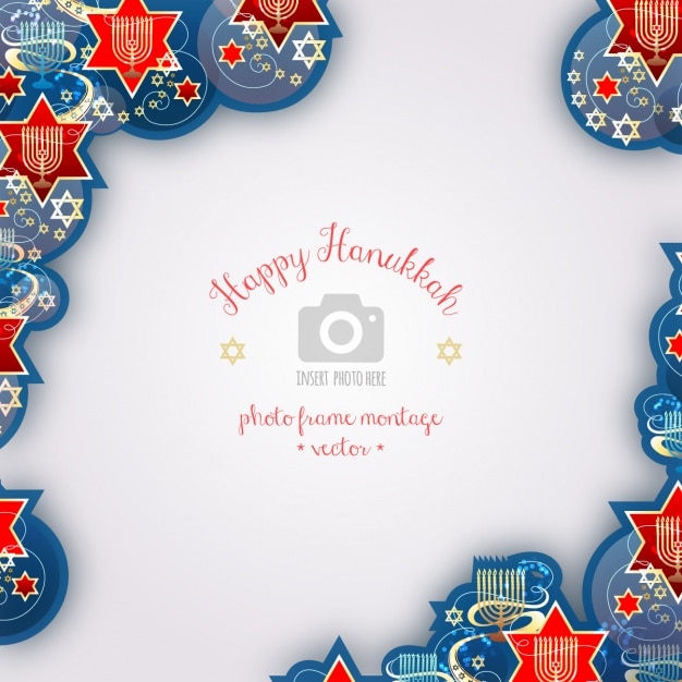 Vettore gratuito background design hanukkah