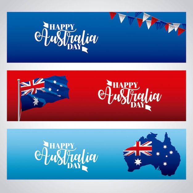 Счастливое празднование Дня Австралии