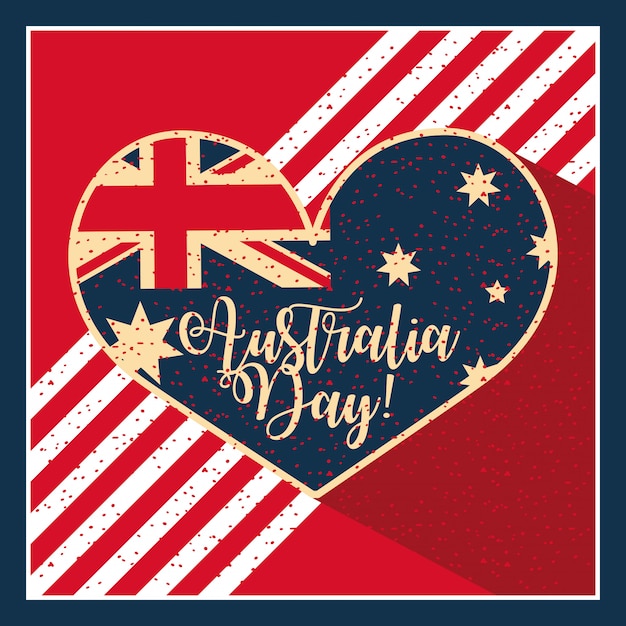 幸せなオーストラリアの日のお祝い