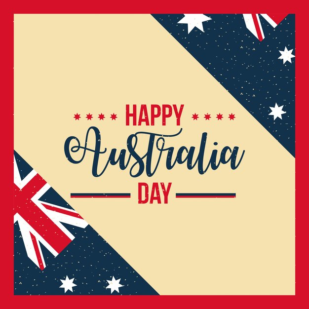 Happy australia day celebration