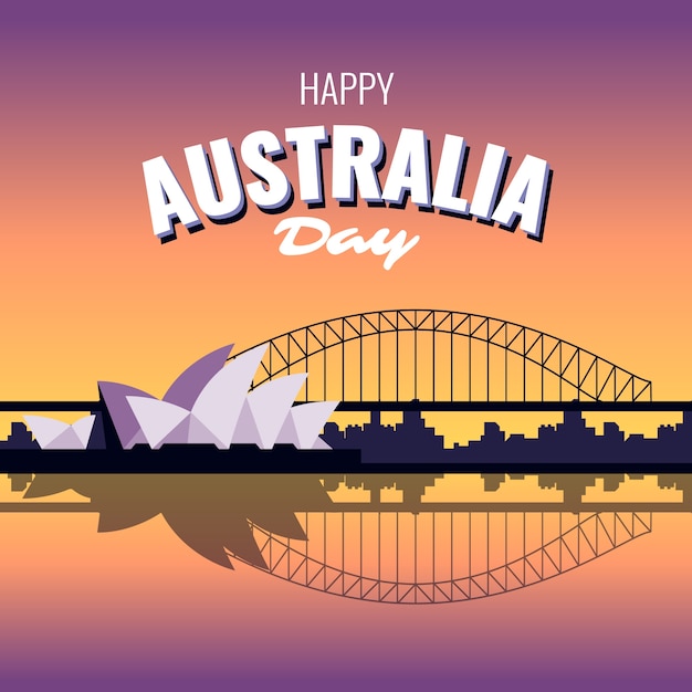 Happy Australia Day Sydney City