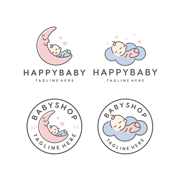 Download Free Lovely Baby Shop Logo Template Free Vector Use our free logo maker to create a logo and build your brand. Put your logo on business cards, promotional products, or your website for brand visibility.