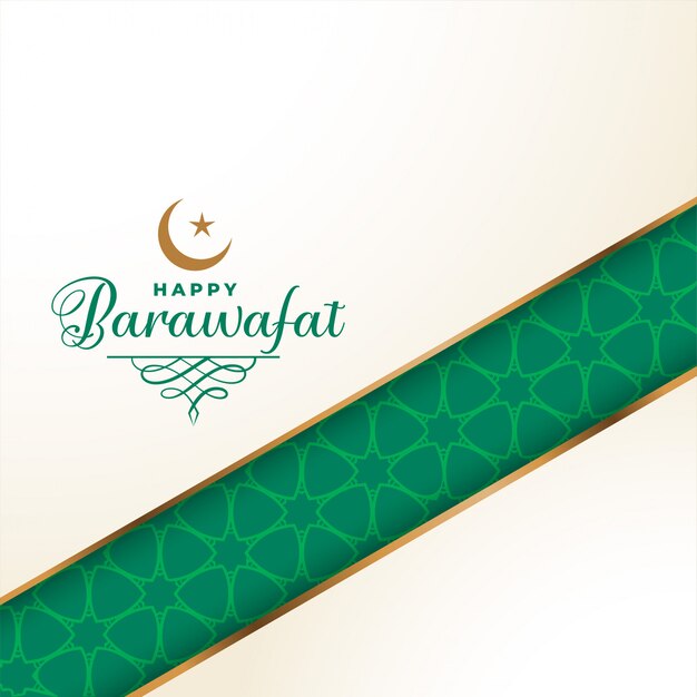 Happy barawafat festival greeting  background