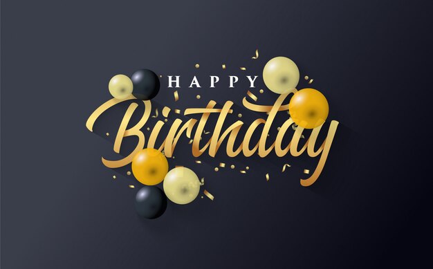 View Gold Birthday Background Png Background