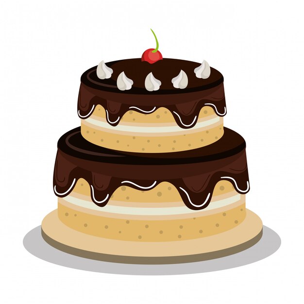 happy birthday cake design 