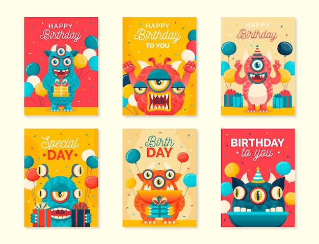 Happy birthday card collection