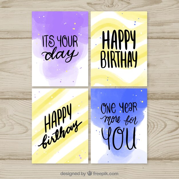 Happy birthday cards collection